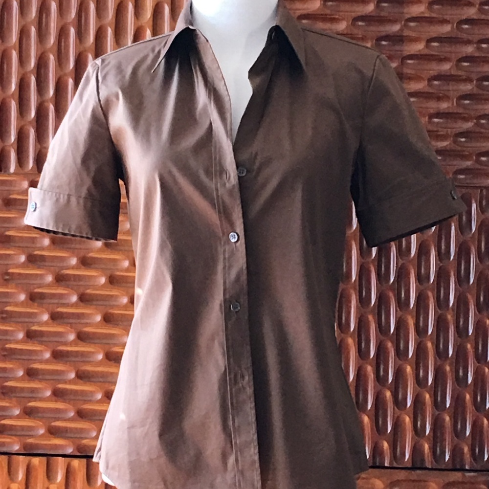 Short Sleeve Button Up top
